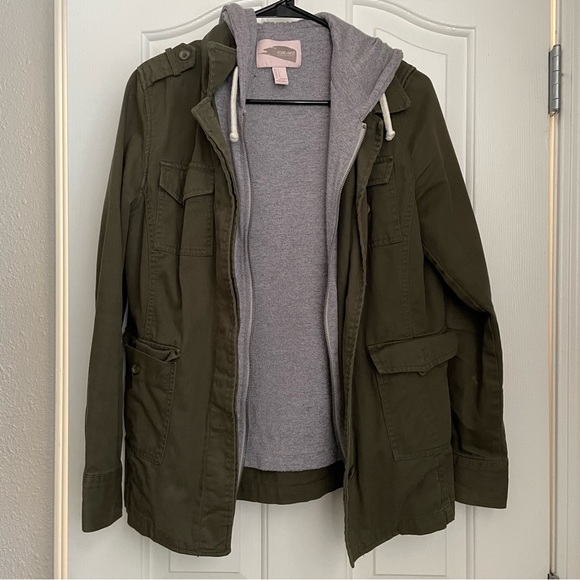 Forever 21 Green Utility Jacket - Picture 1 of 3